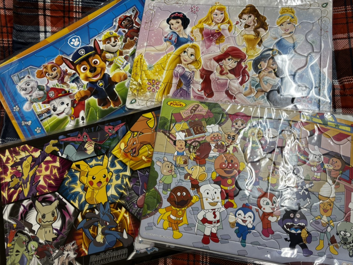小児訪問看護で使うキャラクターパズル